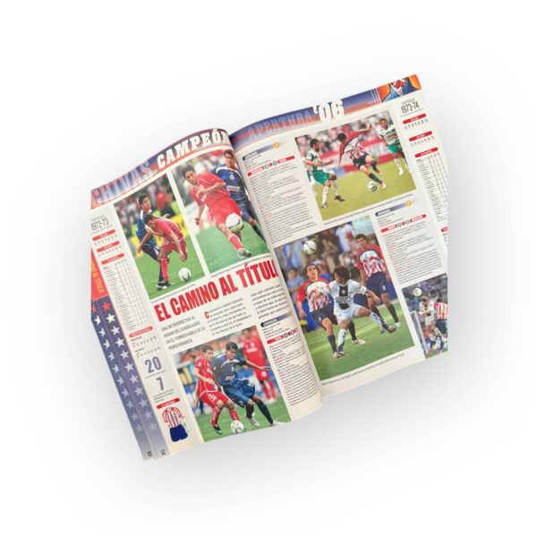 Revista - CAMPEÓN APERTURA 2006 - CHIVAS - Imagen 3