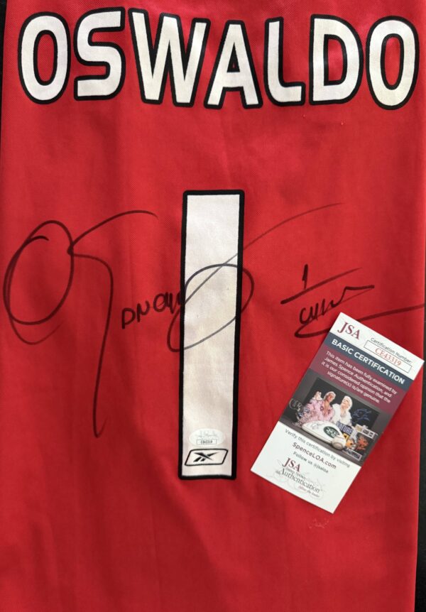 Autógrafo - Oswaldo Sánchez - Jersey - JSA - Imagen 2