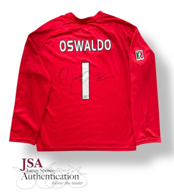 Autógrafo Oswaldo Sanchez