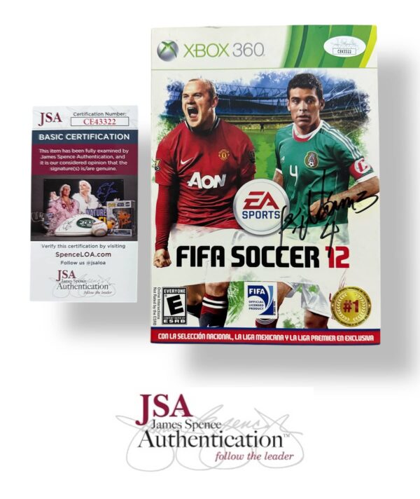Autógrafo Rafa Marquez - FIFA 2012  - Xbox 360 - JSA